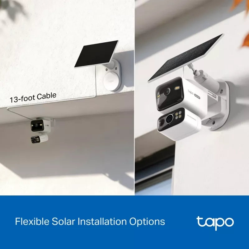 TP-Link Tapo C645D KIT, ar saules enerģiju darbināma pagriežama/noliecama bezvadu kamera, 3MP