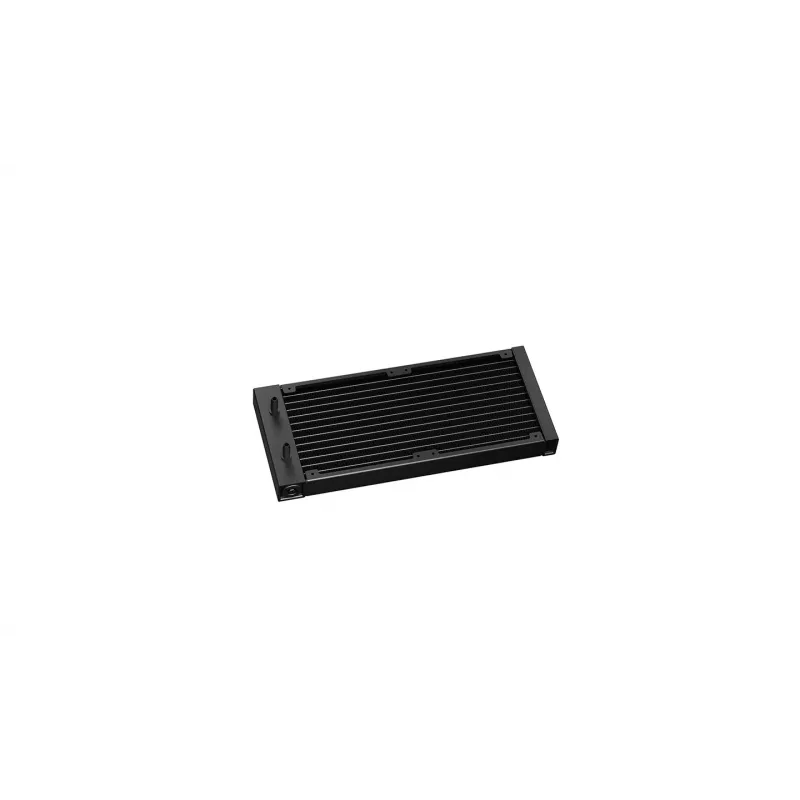 Viss vienā šķidruma dzesētājs DeepCool LT240 — 240 mm radiators, 2x 120 mm PWM ventilatori, Hydro Dynamic gultnis, LGA 1200 atbalsts, melns