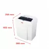 Papīra smalcinātājs HSM SECURIO C14, sloksnes smalcināšana, 22,6 cm, balts