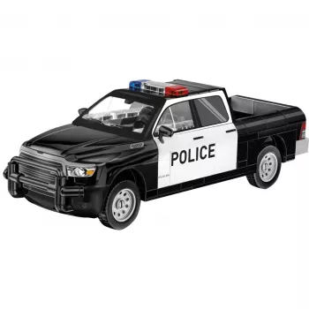 Konstrukcijas rotaļlieta Cobi RAM 1500 Police 24608 2-vienā modelis, ķieģeļu komplekts, pārveidojama konstrukcija