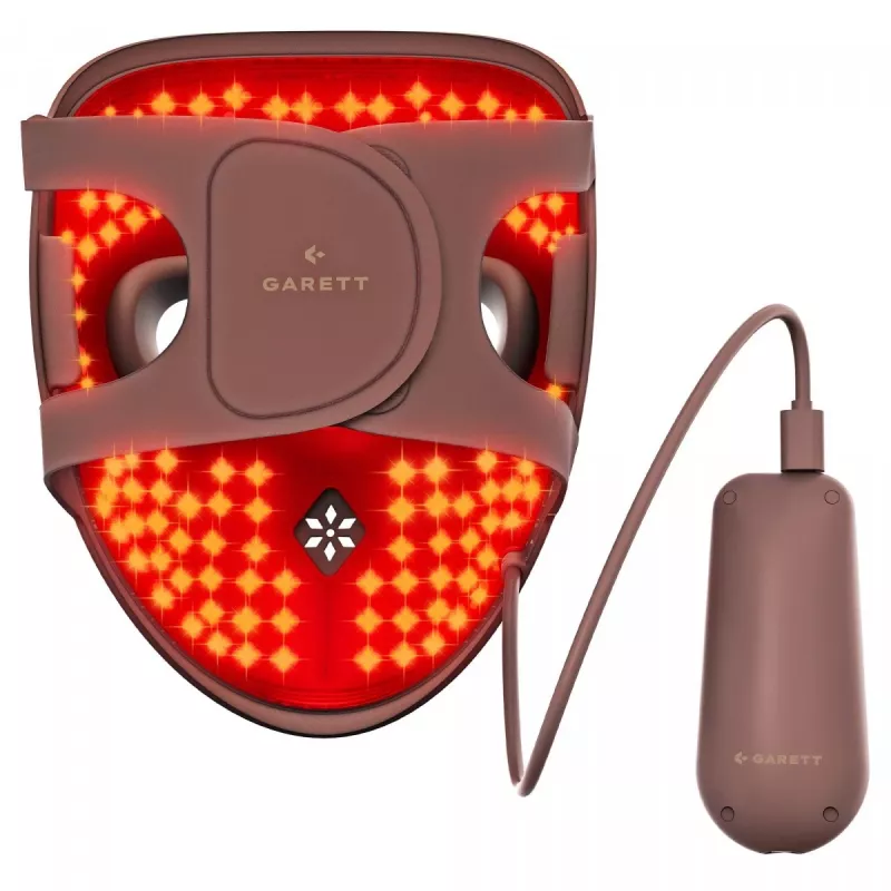 Garett Beauty Skin Ritual Face & Neck LED maska, brūna