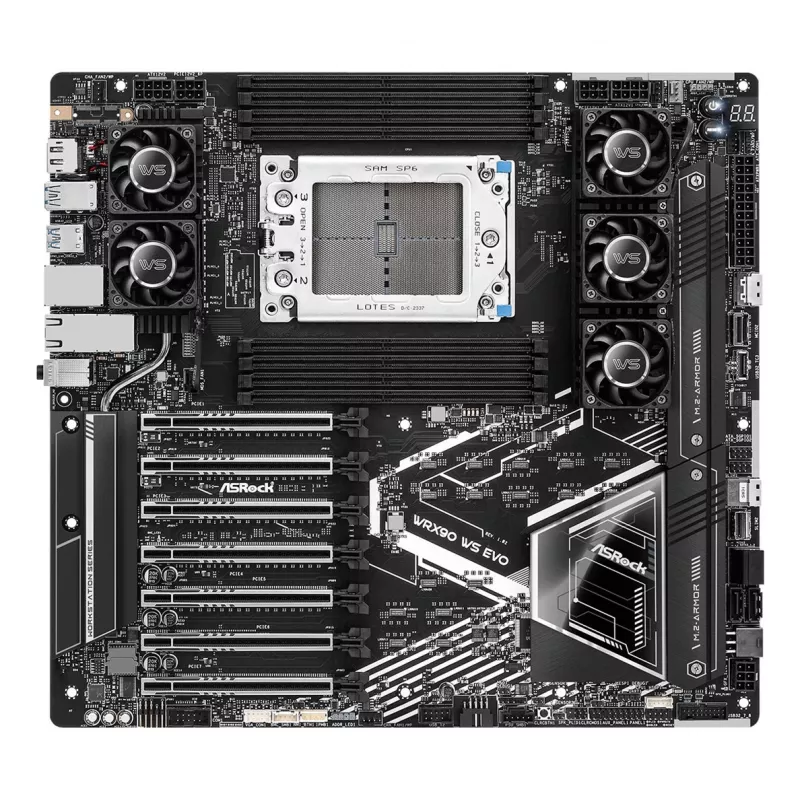 ASRock WRX90 WS EVO mātesplate AMD WRX90 Socket sTR5 EEB