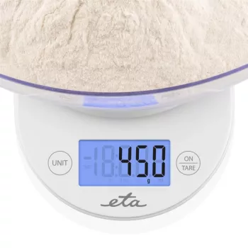 ETA | Virtuves svari ar bļodu | ETA577090000 Mari | Iedaļa 1 g | Displeja tips LCD | Balts