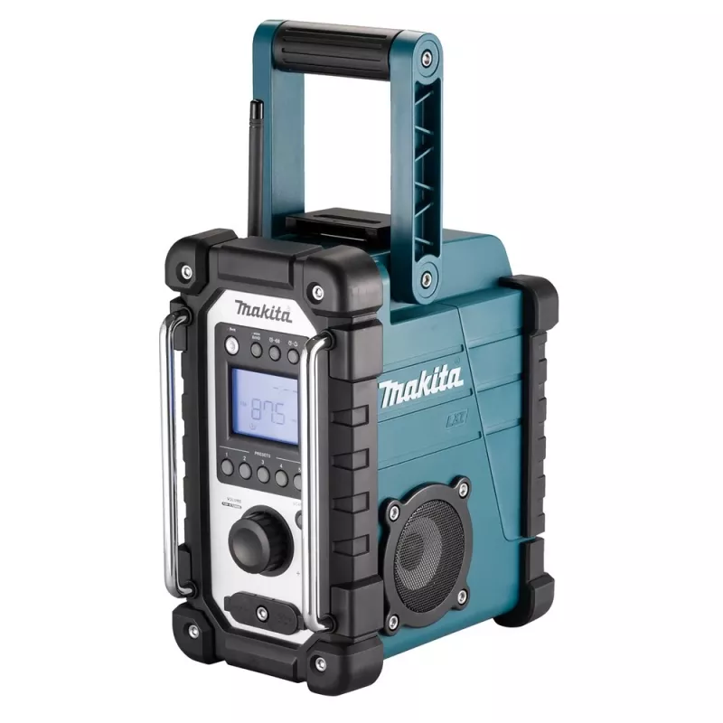 Būvlaukuma radio Makita DMR116 digitālais AM FM 3,5W tirkīza