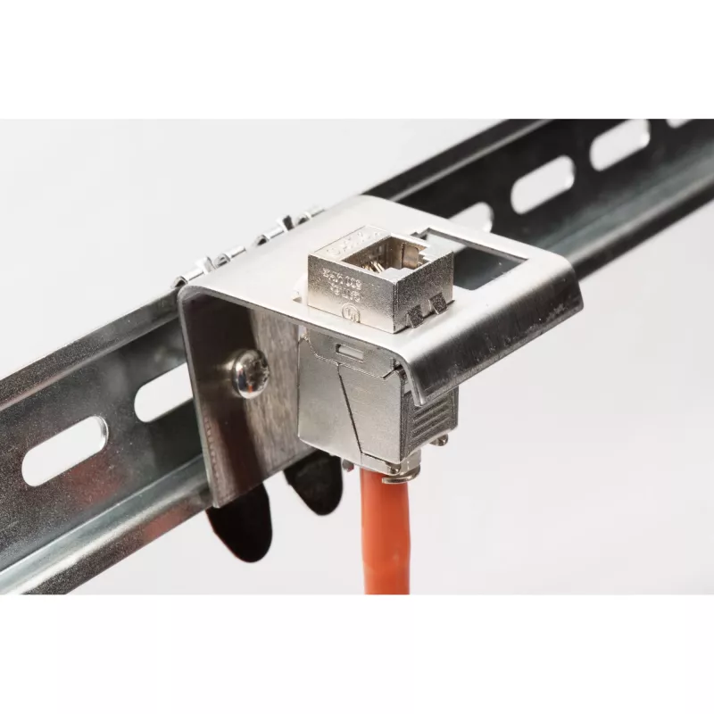 DIN sliedes adapteris Digitus AN-25184 1x Keystone modulim