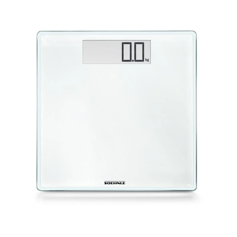 Soehnle Style Sense Comfort 100 elektroniskie vannasistabas svari, taisnstūrveida, balti (STYLE SENSE COMFORT 100)