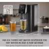 Caso Turbo karstā ūdens dozators | HW 616 | Ūdens dozators | 2600 W | 2.5 L | Plastmasa/Nerūsējošais tērauds | Melns/Nerūsējošais tērauds