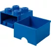 LEGO Brick Drawer 4 Blue, Uzglabāšanas kaste zila