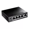 Tīkla slēdzis Cudy GS105 — 5 portu Gigabit Ethernet (10/100/1000), melns, 5 V DC barošana iekļauta