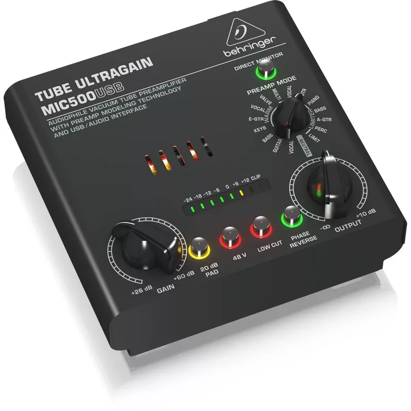 Behringer MIC500USB audio priekšpastiprinātājs