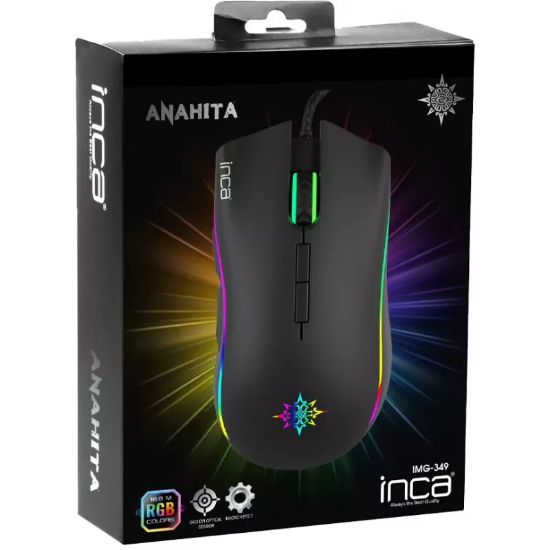 INCA ciāna INCA ANAHITA RGB MAKRO TAUSTIŅU PROFESIONĀLĀ SPĒĻU PELE