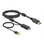 HDMI uz DisplayPort kabelis DeLOCK 85964 4K 30 Hz 2 m