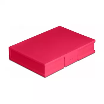DeLOCK 18374 aizsargkaste 3,5 collu HDD, sarkana