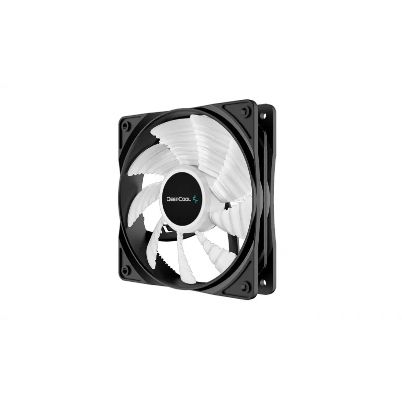 DeepCool RF120B Datora korpusa ventilators 12 cm Melns, Caurspīdīgs 1 gab.