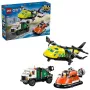 LEGO CITY 60505 Lidmašīna, Servisa Kravas Automašīna un Gaisa Spilvenu Kuģis