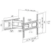 TV stiprinājums LogiLink BP0028 177,8 cm (70 collas) Melns