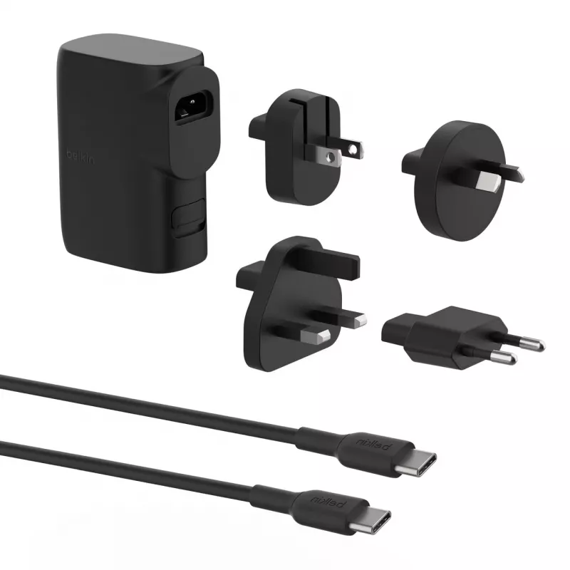 Lādētājs iekštelpām Belkin BPZ003bt1MBK-B6 universāls melns maiņstrāvas ātrā uzlāde