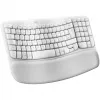 Logitech Wave Keys tastatūra ar polsterētu plaukstas balstu, bezvadu Bluetooth LE QWERTY, bālgana (PAN)