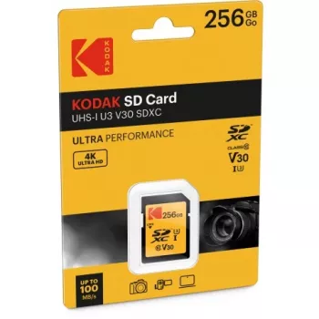 Atmiņas karte Kodak 256GB UHS-I U3 V30 Ultra EKMSD256GXC10HPRK