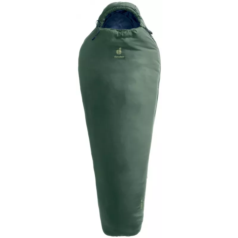 Mūmijas guļammaiss DEUTER Orbit SL +5°C / 41°F — 750 mm platums, 480 mm dziļums, Ripstop PES, Zaļš