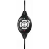 Austiņas MEDIA-TECH MT3573 vadu binaural salokāmas ar mikrofona sviru, 1,9 m kabelis, USB, melnas