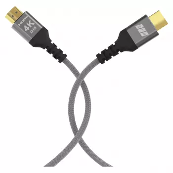 EFB Elektronik HDMI kabelis High-Speed ar Ethernet 4K60Hz Pelēks - Kabelis - Digitālais/Displejs/Video (HDMI-20-00004)