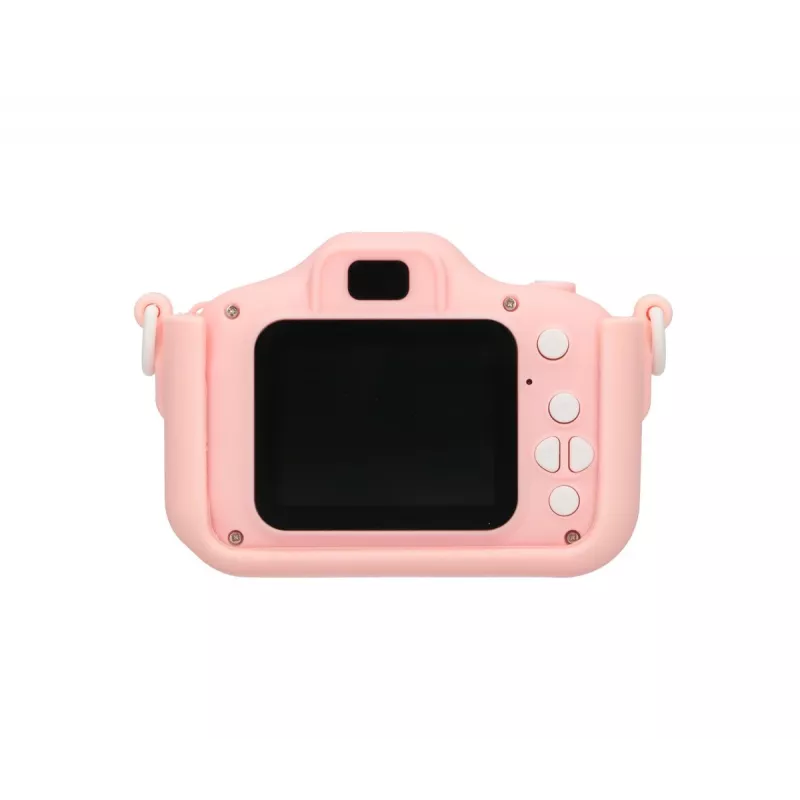 Bērnu digitālā kamera Extralink H28 SINGLE PINK — rozā/balta, vecumam no 3 gadiem