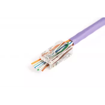 RJ45 vadu savienotājs Digitus X-ML-6U-EZ caurspīdīgs vīrieša 100 gab.