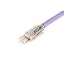 RJ45 vadu savienotājs Digitus X-ML-6U-EZ caurspīdīgs vīrieša 100 gab.