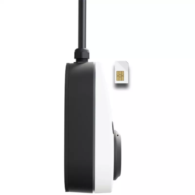Lādētājs Gemini 2.0, 22 kW (32A 3-fāžu), Wallbox balts/melns, bez kabeļa, 4G/LTE