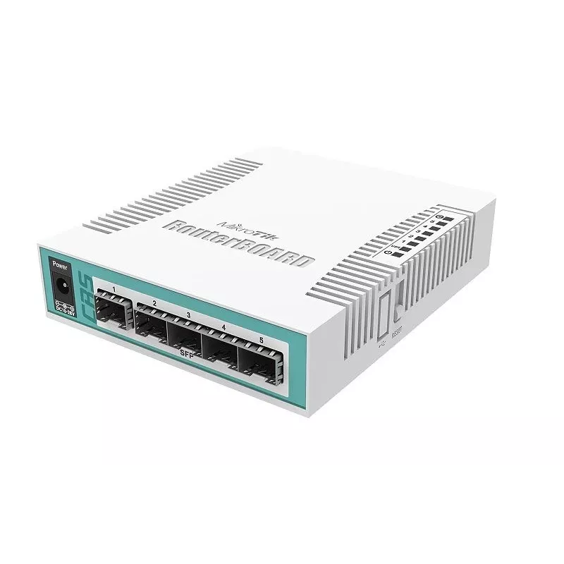 Mikrotik CRS106-1C-5S tīkla slēdzis Gigabit Ethernet (10/100/1000) Power over Ethernet (PoE) balts