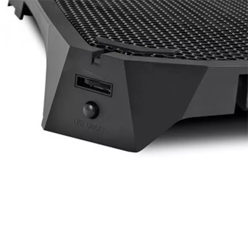 Thermaltake Massive V20 klēpjdatora dzesēšanas paliktnis 43,2 cm (17 inch) Melns