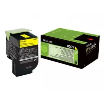 Toner Lexmark 80C20Y0 3000 lapas dzeltena