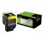 Toner Lexmark 80C20Y0 3000 lapas dzeltena