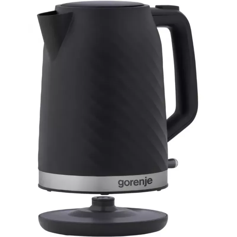 Gorenje K17SPB Tējkanna, elektriskā, tilpums 1,7 L, jauda 2200 W, melna | Gorenje