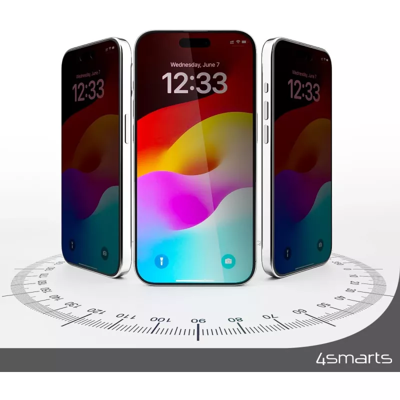 Ekrāna aizsargs 4smarts 540599 iPhone 15 Plus nerūsējošais tērauds