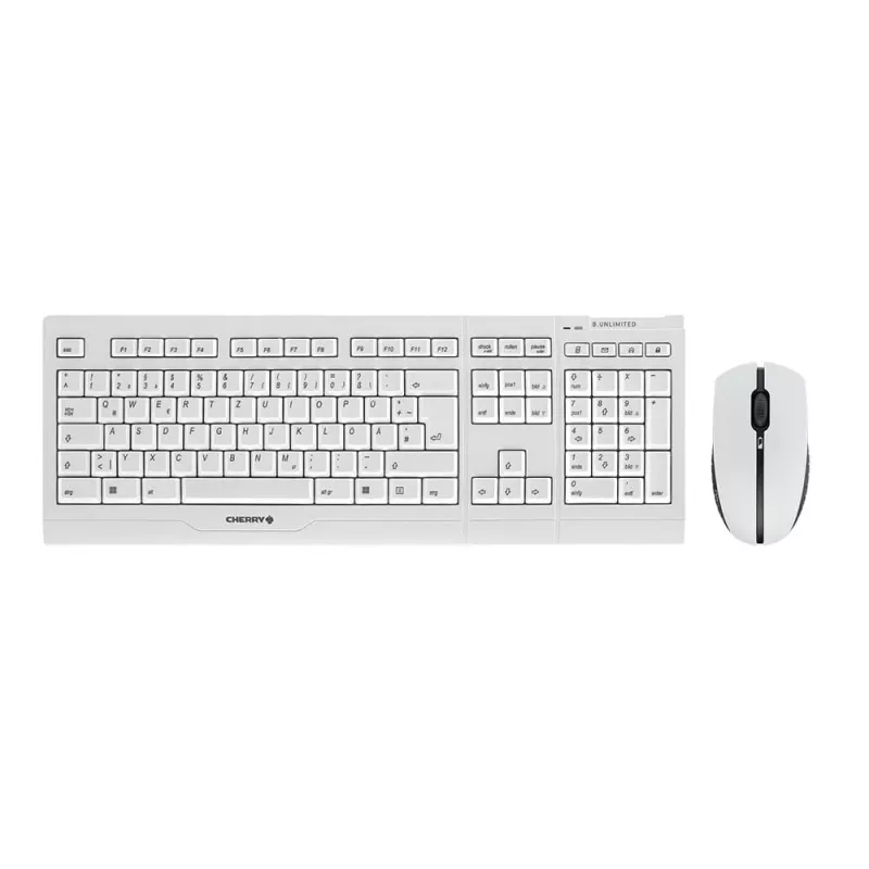 CHERRY B.UNLIMITED 3.0 tastatūra Pele iekļauta Birojs RF Bezvadu Vācu Pelēka