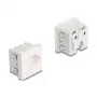 Iezemēta elektrības kontaktligzda DELOCK Easy 45 T13 Šveice 45×45 mm, 250 V / 10 A, balta
