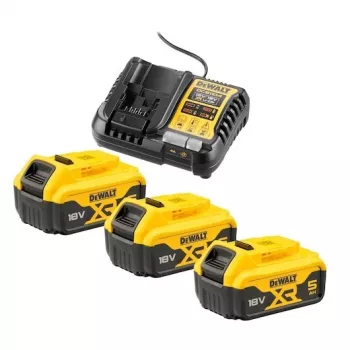 Akumulatoru un lādētāja komplekts DeWALT DCB1104P3-QW Lithium-Ion 5 Ah