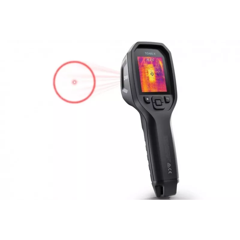 FLIR TG165-X MSX termokamera -25 līdz +300 °C 80 x 60 pikseļi 8.7 Hz MSX®, integrēta LED gaisma, digitālā kamera