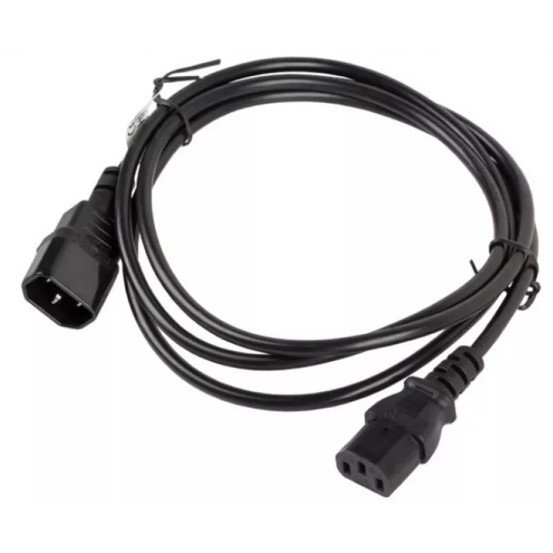 Strāvas kabelis Lanberg CA-C13E-10CC-0018-BK melns 1,8 m