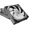 ALPENFÖHN Wing Boost 4 120mm ARGB PWM korpusa ventilatori - 3 gab. iepakojums, melni