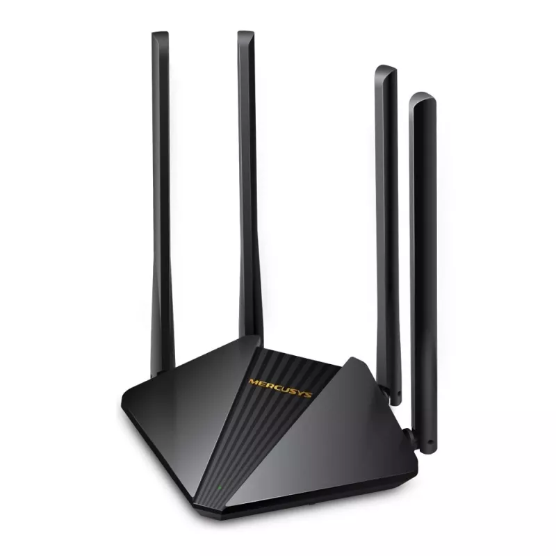 Mercusys MR30G bezvadu maršrutētājs Gigabit Ethernet Divjoslu (2.4 GHz / 5 GHz) Melns