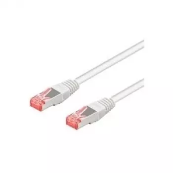 Wentronic Goobay CAT 6 komutācijas kabelis, S/FTP (PiMF), Balts, 1,5 m - LSZH bez halogēna, Varš (95587)