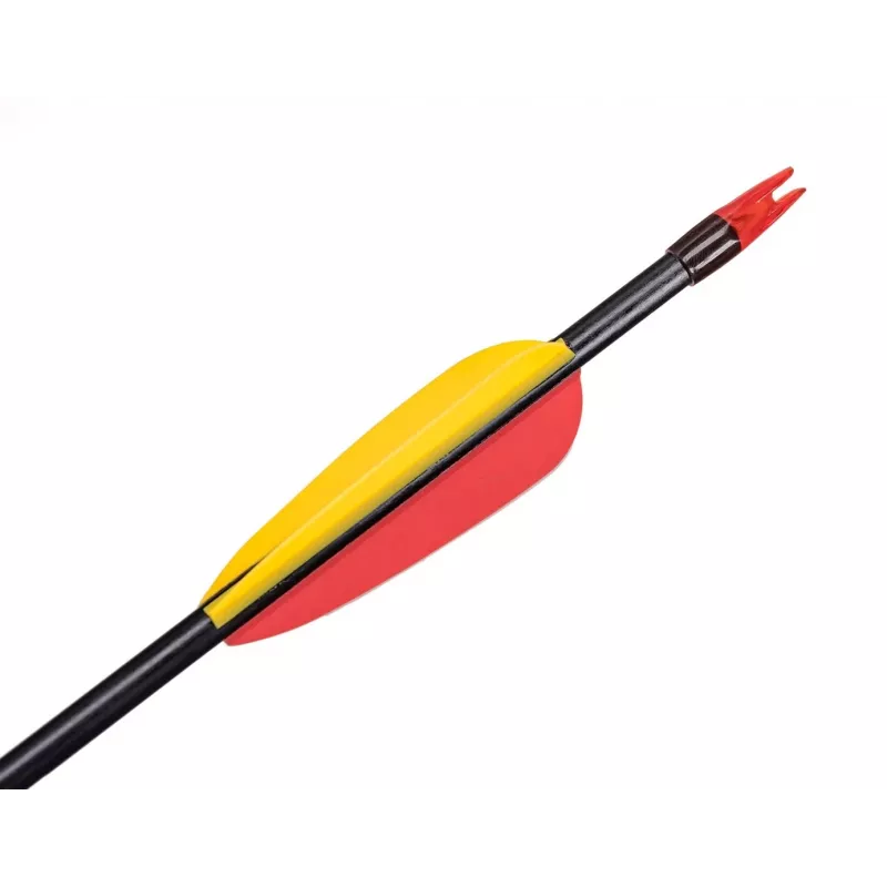 Arrow, glass-fiber 28 inch POE LANG VD-055K — set of 5, hunting/target shafts