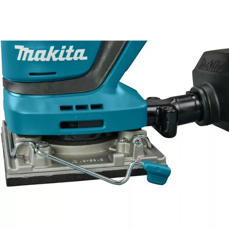 Makita DBO484Z portatīvā slīpmašīna Ekscentriskā slīpmašīna 14000 OPM Melna, Zila