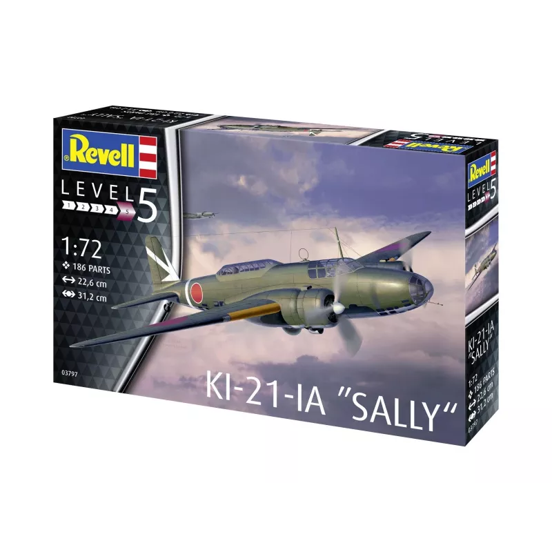 Revell KI-21-LA Sally 1:72 modeļa komplekts