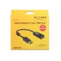 DeLOCK - Video-/Audio adapteris - DisplayPort / HDMI - DisplayPort (V) - HDMI, 19 kontaktu (S) - 20 cm - (DisplayPort 1.2) - Melns (62609)