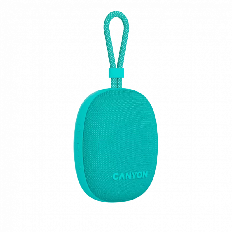 Canyon OnMove 12 - portatīvs Bluetooth v5.3 skaļrunis - 5W - TWS - IPX7 - 12 stundas - USB-C uzlāde