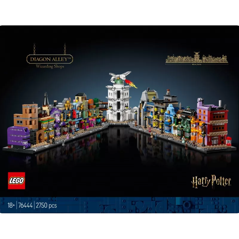 LEGO HARRY POTTER 76444 Cūkkārpas alejas burvju veikali